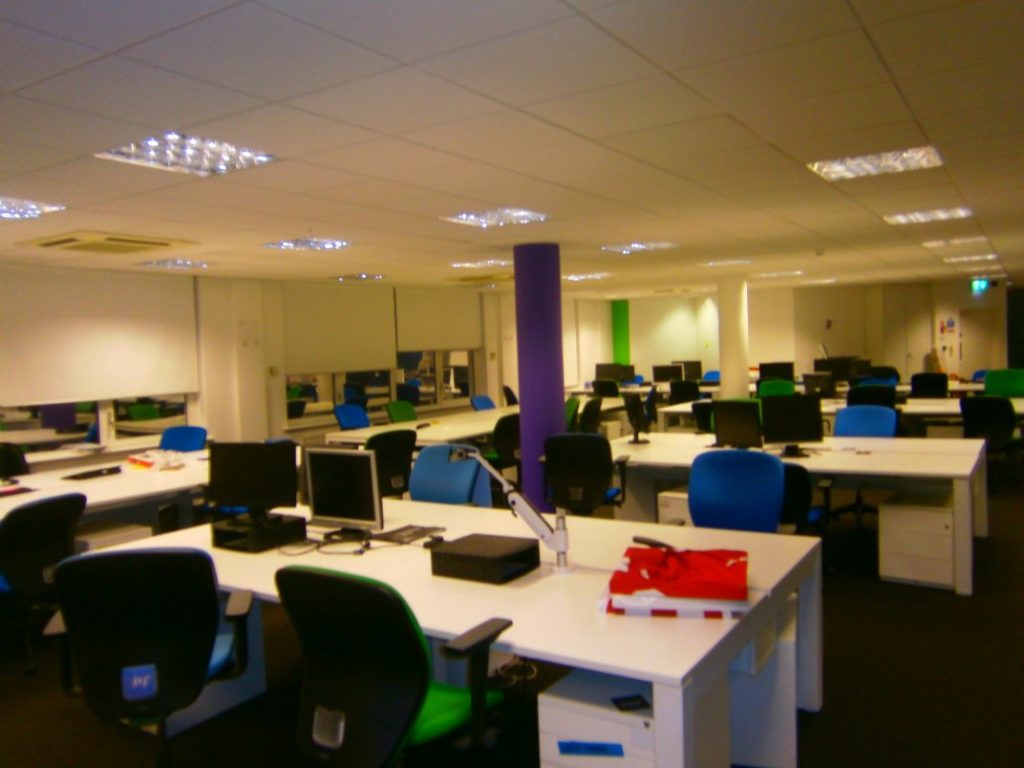 removal of office partitions  and refurb 01